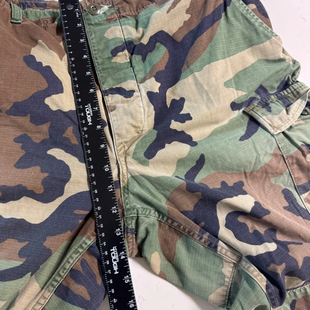 Vtg Propper International Cargo Pants Mens Small Long Camo BDU Military Ripstop